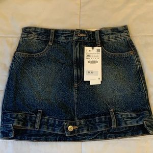 ZARA denim skirt